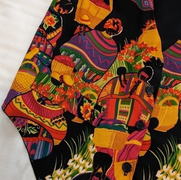 Saddle Rover festive colorful vest - Picture 2 of 6